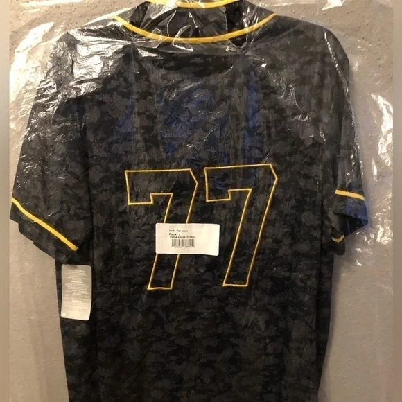 Rebels Logo Baseball Jersey for Adults - Picture 7 of 9